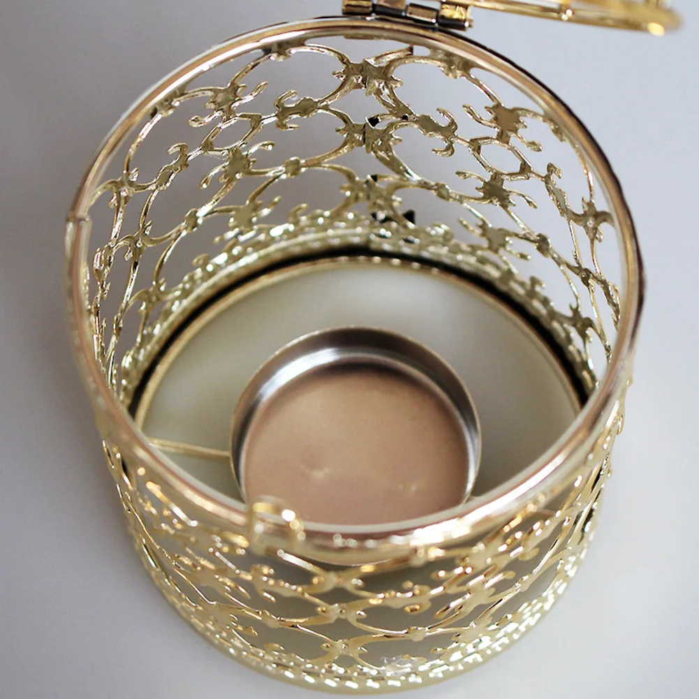 Металлическое Искусство полые Свечи Tealight висит Фонари вечерние клетка, свечи держатель