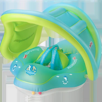 

Baby Swimming Pool Float Boat Ride for Kids with Detachable Canopy Sun Protection with Inflator 2 Sizes available