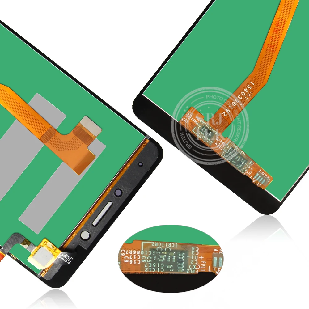 Для Lenovo Vibe K6 Plus жк дисплей сенсорный экран дигитайзер в сборе рамка для Note