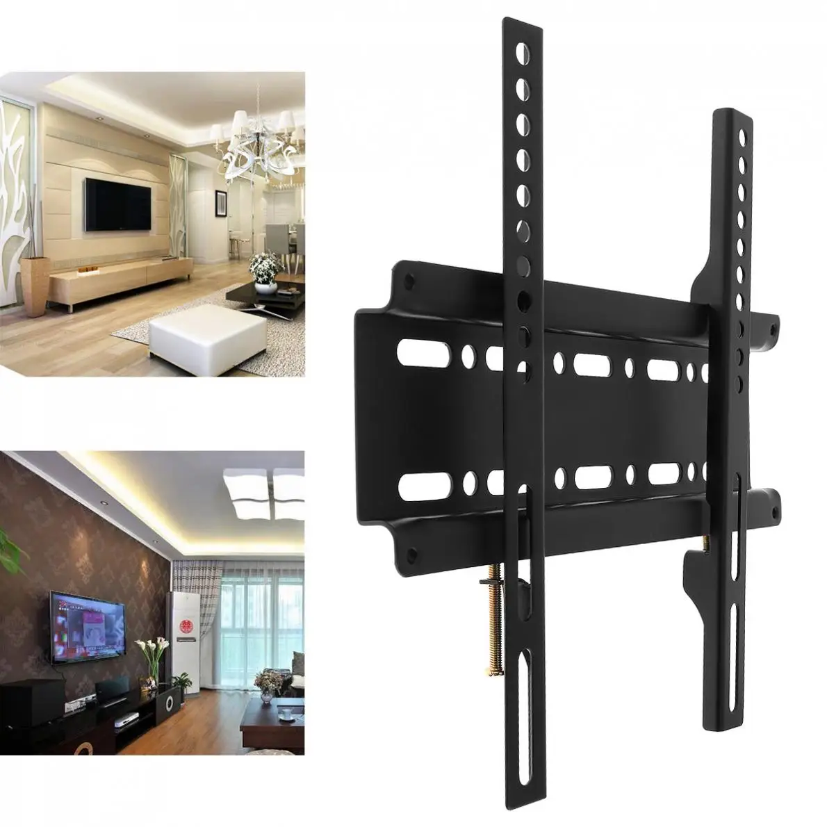 Universal Tv Wall Mount Bracket Tv Frame For 12-37 Inch Lcd Led Monitor  Flat Panel Plasma Hdtv Tv Stand Holder - Tv Mounts - AliExpress