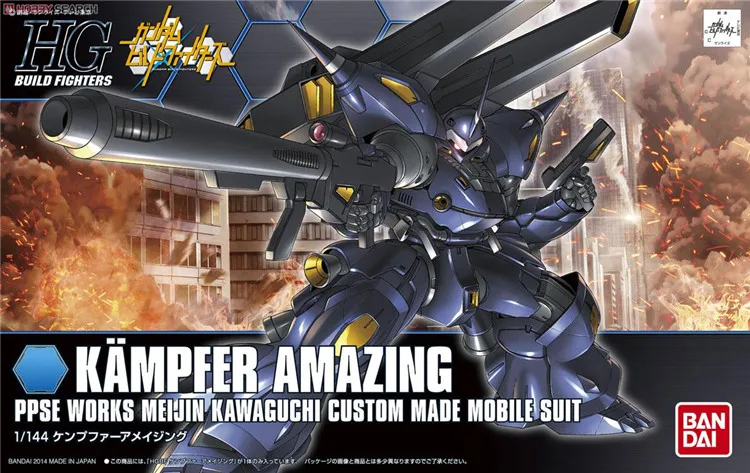 Bandai Gundam 1/144 HGBF KAMPFER удивительный мобильный костюм Сборная модель наборы фигурки пластмассовые игрушечные модели