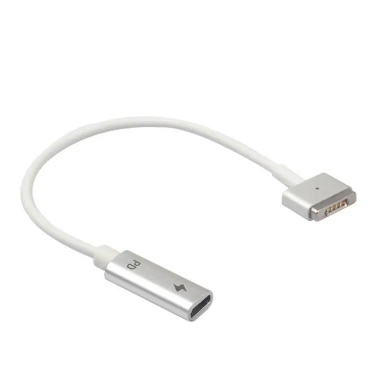 90W USB Type C Female to Magsafe 2 T-Tip Adapter Cable Type C adapter Type C power cord for MacBook Air Pro