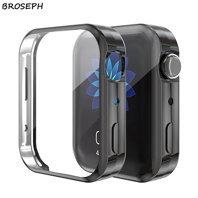 

Screen Protective Case for Xiaomi Smart Watch Soft TPU Plating Watch Bumper Cover Frame for Xiaomi Mi Band Protector Accessories