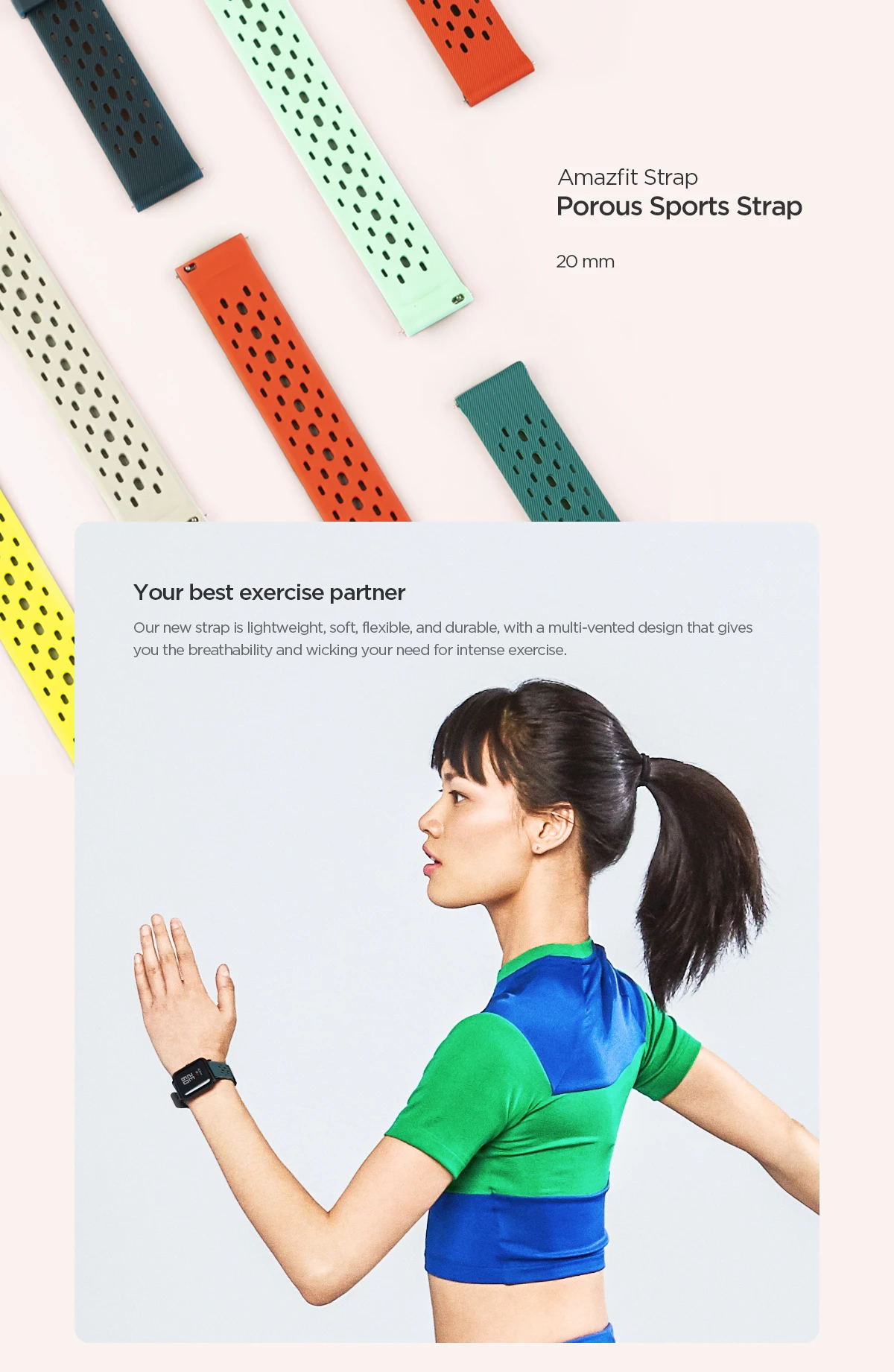 de relógio inteligente para amazfit original bip
