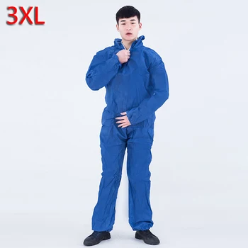 

Non-Woven Protective Coverall Long Front Zipper Elastic Cuffs Isolation Suit Protection Jumpsuit New Arrivals