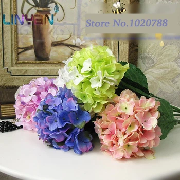 

5 PCS Hydrangea flowers Wedding & Home decoration Silk flower Artificial flowers plants Mk watch crafts Holiday supplies ZL2322