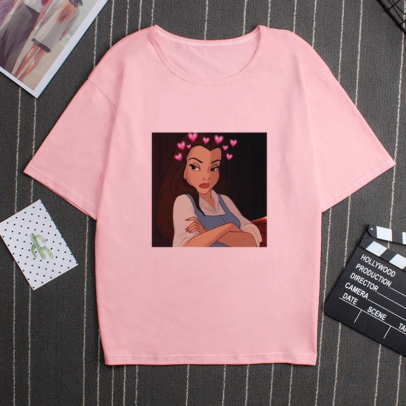 Pink Новинка, женские веганские черные топы, рубашки, женская прозрачная дешевая одежда, Китай, дропшиппинг, одежда, Женская футболка размера плюс, кавайная футболка - Цвет: Pink