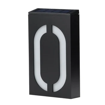 

High Brightness Sign Number Lamp LED Solar Power Light Address Plaque Digits Plate Light for Outdoor House Hotel Door Wall