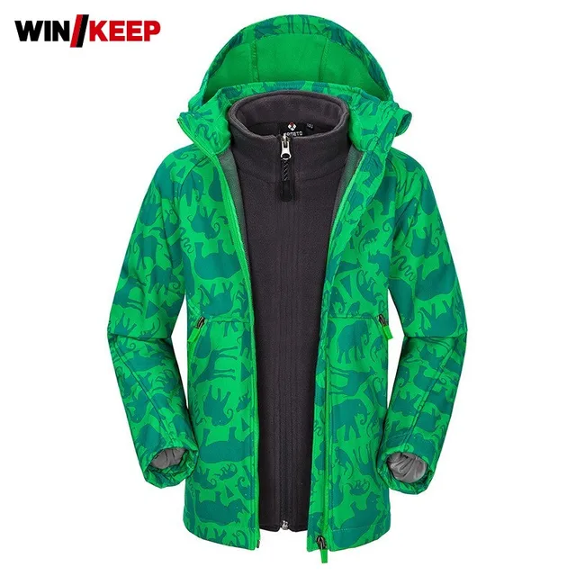US $61.36 Winter Children Skiing Jacket Waterproof Hooded Snowboarding Coat Girls Boys Mixed Color Outdoor Sk
