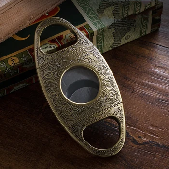 

Alispace Cigar Cutter Stainless Steel Metal Cigar Punch Guillotine Craving Pocket Knife Humidor Box Cigar Accessories