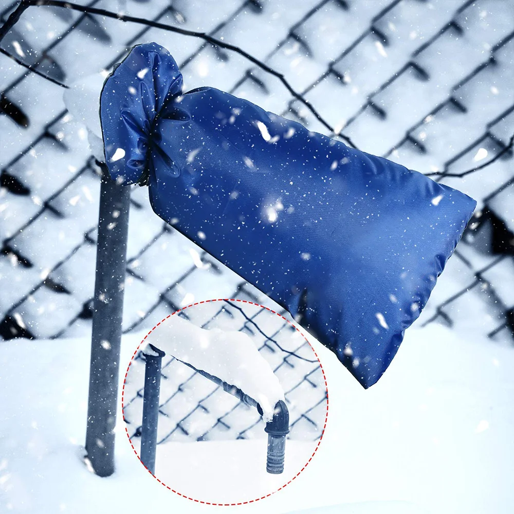 Waterproof Outside Thermal Faucet Cover Tap Oxford Cloth Faucet Antifreeze Cover Protector Winter Frost Insulated