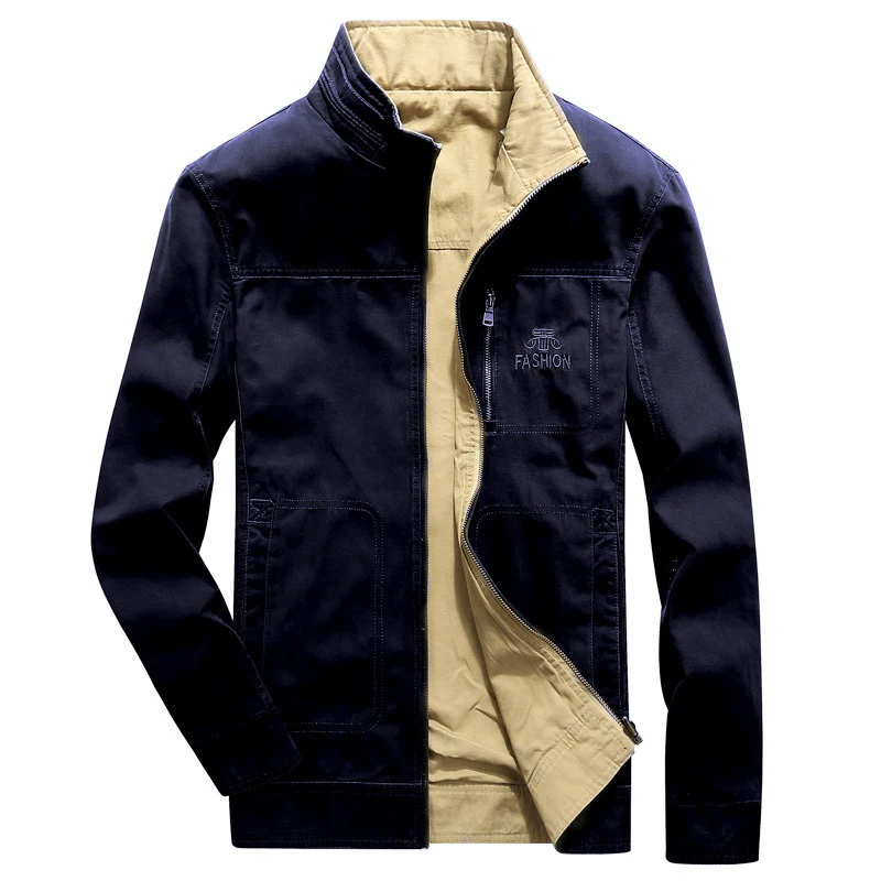 Новинка 2020 двойная одежда военная куртка Мужская брендовая хлопковая Осенняя