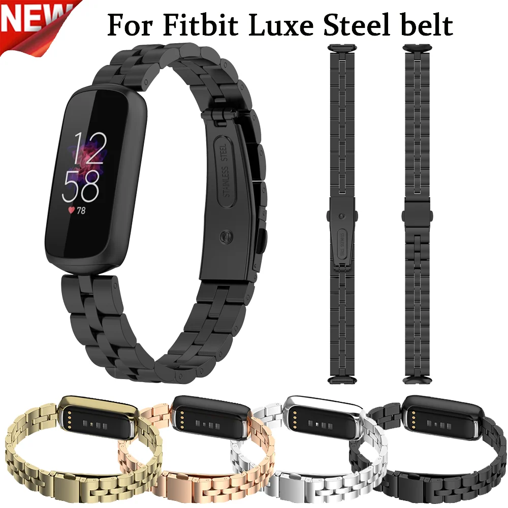 Luxury Wrist Strap For Fitbit Luxe Bracelet Smart Band Metal Replacement Watch luxe Special Edition Accessories | Электроника