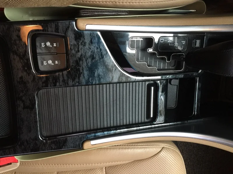 Black Wood Glasses Switch Air Outlet Doors Handle Decorated Frame For Hyundai Sonata 8 th gen 2011 12 13 14 15 16 AA531B