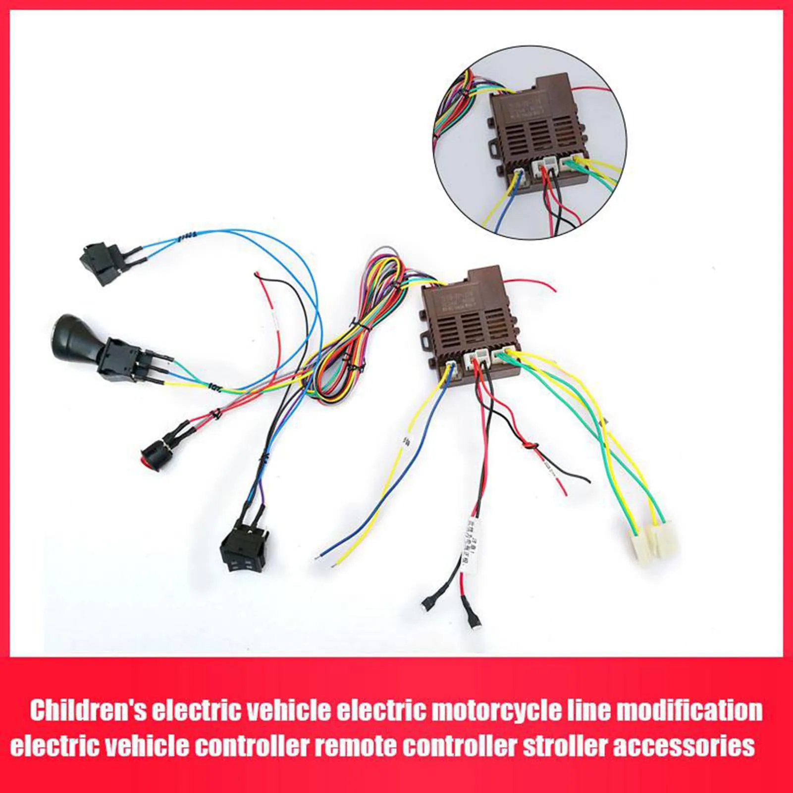 12v 2.4g Kids Powered Ride On Car Diy Accessories Wires Self-made Toy Car  For Children Electric Car Replacement Parts - Parts & Accs - AliExpress