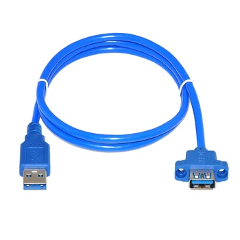 

CY Chenyang USB 3.0 A Type Male to Female Extension Cable with Panel Mount Screws Holes