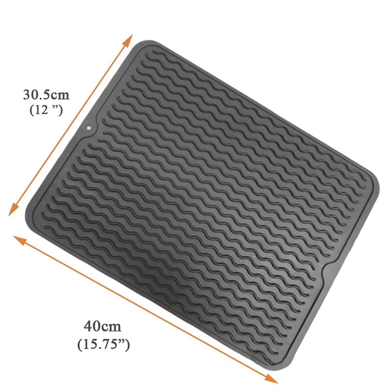

Large Silicone Table Placemat Premium Heat Resistant Drying Mat Tableware Dishwasher Dish Cup Cushion Pad Dinnerware Table Mat