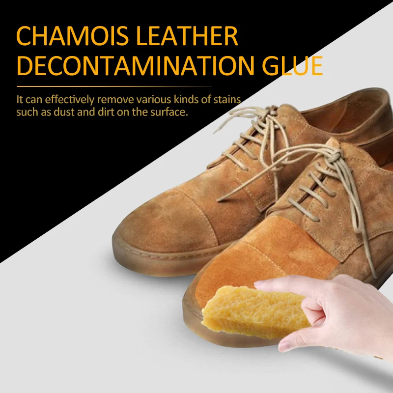 1PC Cleaning Eraser Suede Sheepskin Matte Leather Fabric Care Shoes Care Leather Cleaner White Shoe Sneakers Shoe Cleaner Shoe Brush Shoe Cleaning Kit Shoe Shining Tool