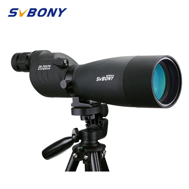 US $112.76 SVBONY SV17 Spotting Scope 75x70mm Zoom Waterproof Straight Target Hunting Archery