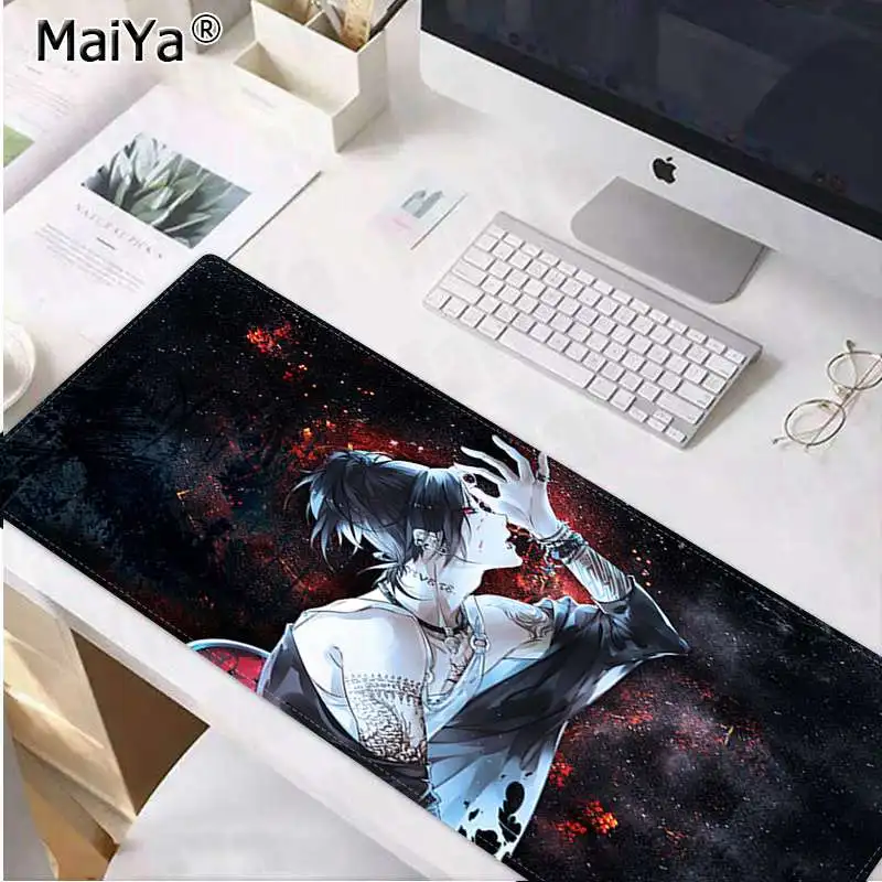 Lock Edge 40X90cm Maiya, игровой коврик для мыши в виде Токийского Гуля, розничная, маленький резиновый коврик для мыши, версия для контроля скорости, большой игровой коврик для мыши - Цвет: Lock Edge 40X90cm