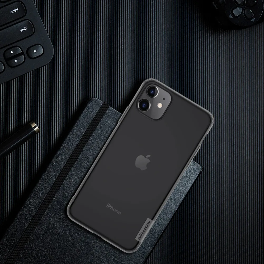 Мягкий чехол для iPhone 11 Pro Max 5,8/6,1/6,5 Nillkin Nature прозрачный мягкий кремний ТПУ чехол для iPhone 11 Pro чехол Корпус