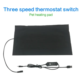 

1PCS Pet Heating Warm Pad Adjustable Temperature Controller Incubator Mat Tools Terrarium Reptiles Heat Mat Climbing Pet