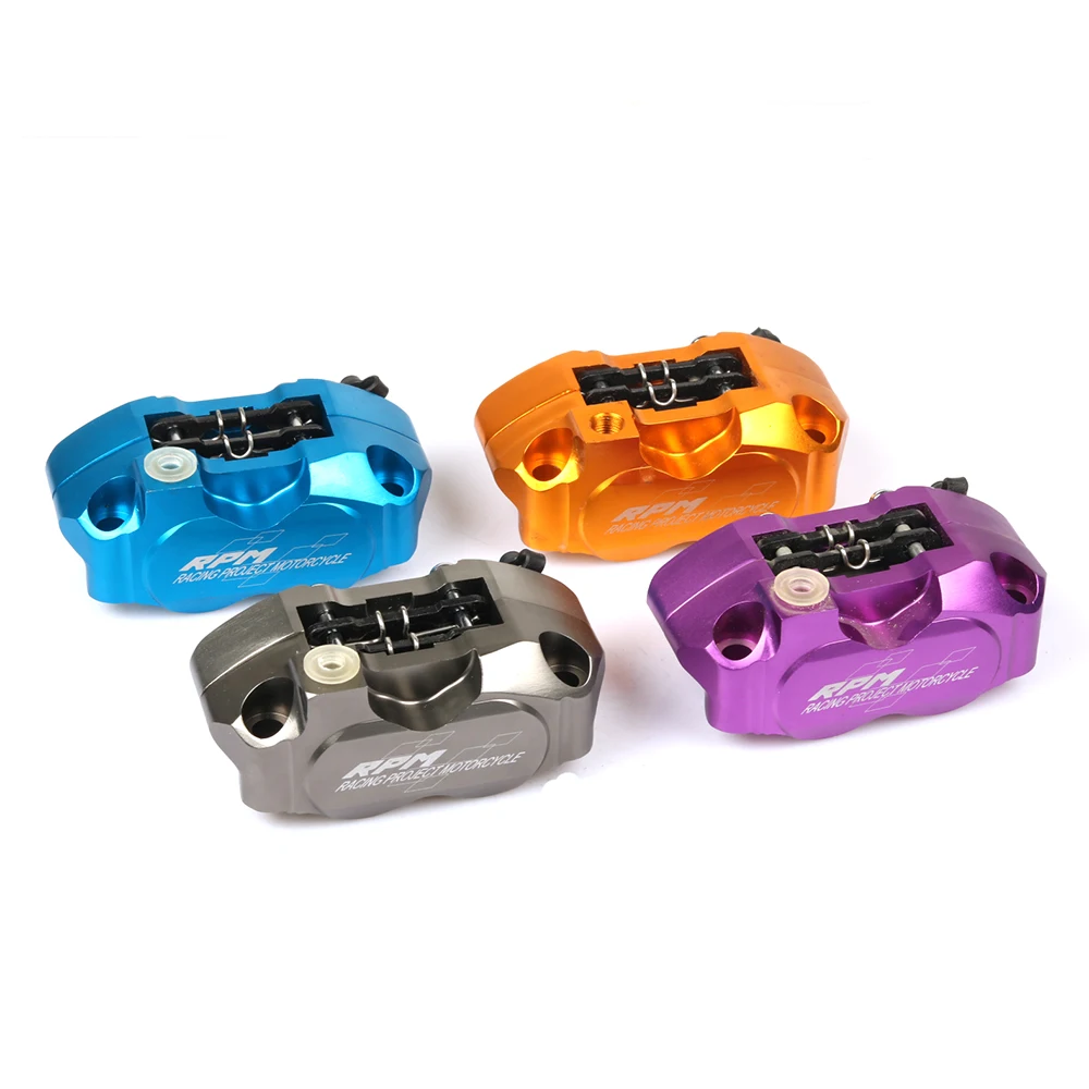 Motorcycle Rpm Brake Caliper Brake Pump 82mm Mounting 4 Piston Radial For Yamaha Kawasaki Scooter Rsz Jog Force Dirt Bike Modify