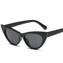 Черные кошачий глаз классические дизайнерские брендовые трендовые стильные женские солнцезащитные очки для взрослых