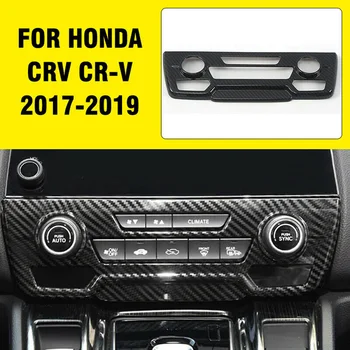 

1pc Center console trim Car Carbon Fiber Style Panel Cover Replacement