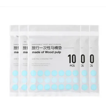 

50Pcs Portable Disposable Paper Toilet Seat Cover For Camping Travel Home