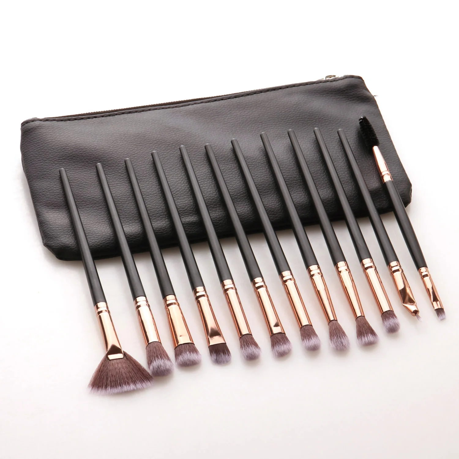 

12PCS Makeup Brushes Makeup Brush Set With Professional Eyeshadow Brush Eyebrow Concealer Brush With Case