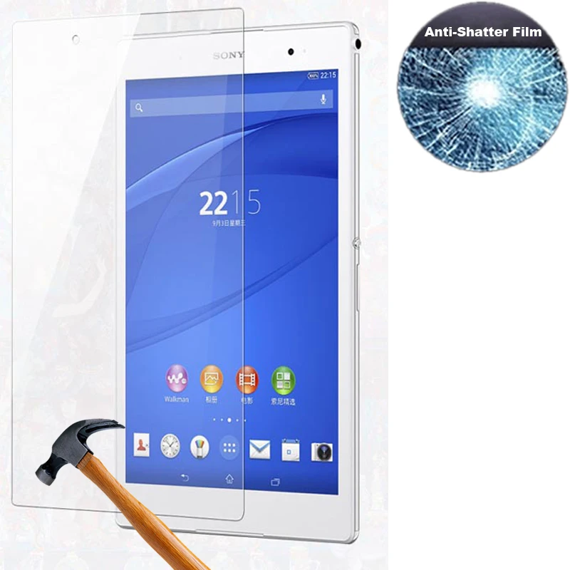 Pellicola Proteggi Schermo In Vetro Temperato Per Tablet Sony Xperia Z3 Compact Sgp621 Sgp641 8"