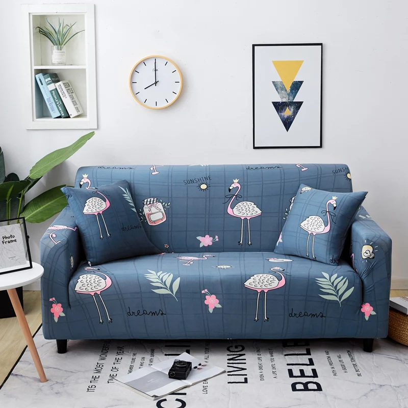 E Стрейч диванных чехлов протектор мебели полиэстер Loveseat Ipad Mini 1/2/3/4-seater Arm накидки на стулья для Гостиная - Цвет: E