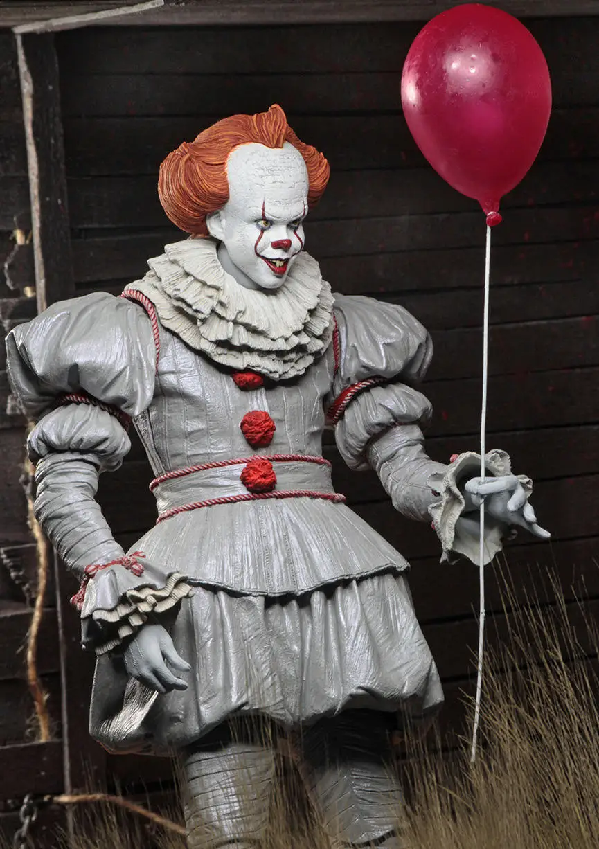 NECA 18 см horro Stephen King's It Pennywise Джокер клоун BJD фигурка игрушки куклы косплей Хэллоуин День Рождество подарок