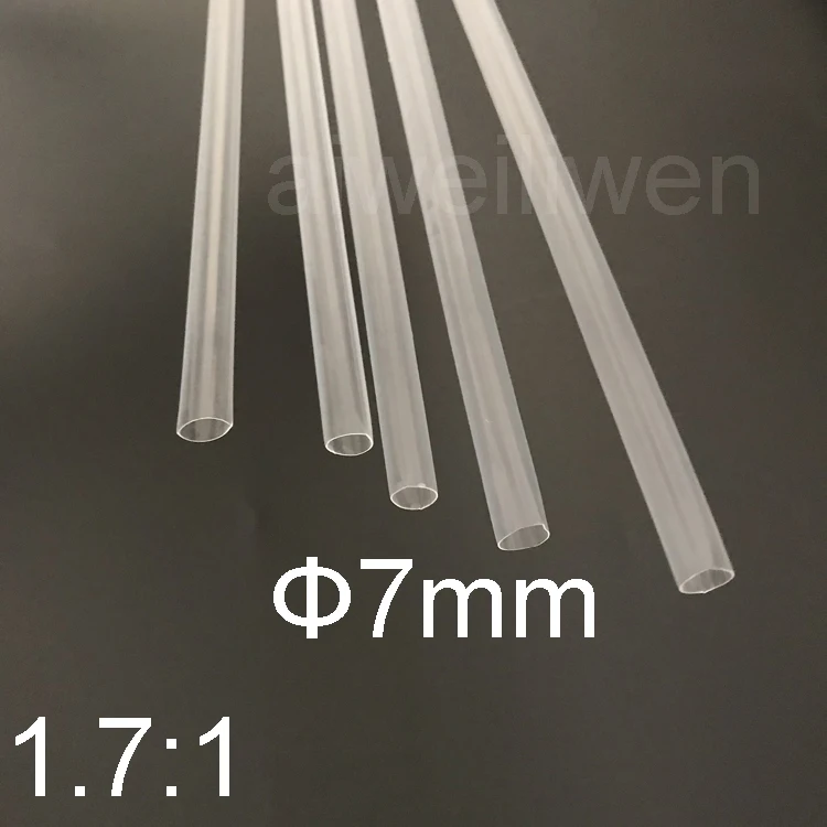 7 мм Диаметр PTFE термоусадочная трубка 1 F4 F46 PFA политетрафторэтилен ETFE FEP труба |