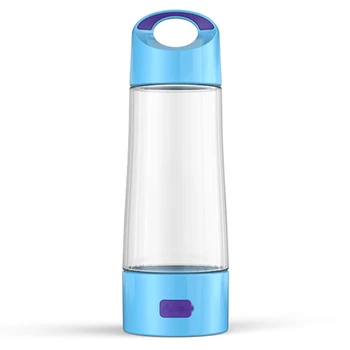 

Hydrogen Cup Water Generator Energy Hydrogen-Rich Antioxidant Orp H2 Water Ionizer Bottle with Drain Hole Blue