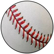 Спортивная бейсбольная текстура, строчка, красный, белый, Противоскользящий круглый ковер, компьютерный стул, коврик для гостиной, коврик для детской спальни