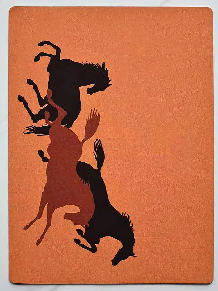 2 шт. много с красочным рисунком Кухня аксессуары Противоскользящий коврик для