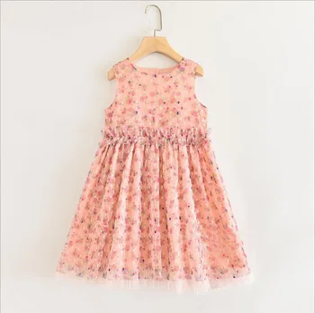 

2020 Summer Children Baby Fairy Dazzel Dresses , Girls Princess Sweet Clothes 6 pcs/lot, Wholesale
