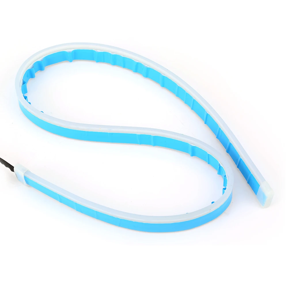 30CM 45CM 60CM 12V Led DRL Daytime Running Lights White Headlight LED Amber Turn Light drl Strip Angel Eyes For Headlight