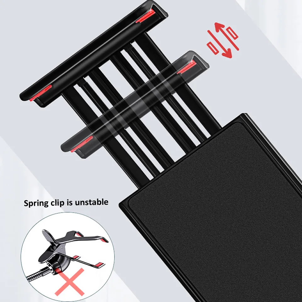 Suporte Dobrável do Telefone da Tabuleta do Suporte do Assoalho do Tripé de 1.76m para 412.9 Polegadas do Telefone Móvel Tablet Sofá Cama Suporte para Ipad ar Pro Montagem - Imagem 5