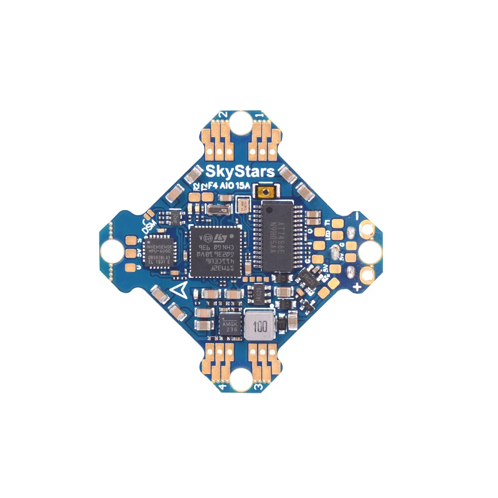 Skystars Kramam F411 AIO 15A ESC и Контроллер полета 2-4S Dshot 300/600 для зубочистки Whoop FPV RC гоночный Дрон