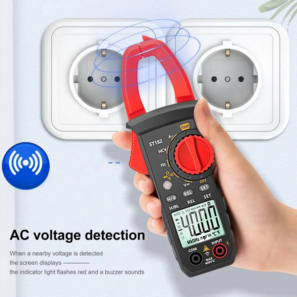 Long Life Span Electric Multimeter Safe Protection Auto Shut-Off Practical AC Current 600A Electrical Digital Clamp Meter