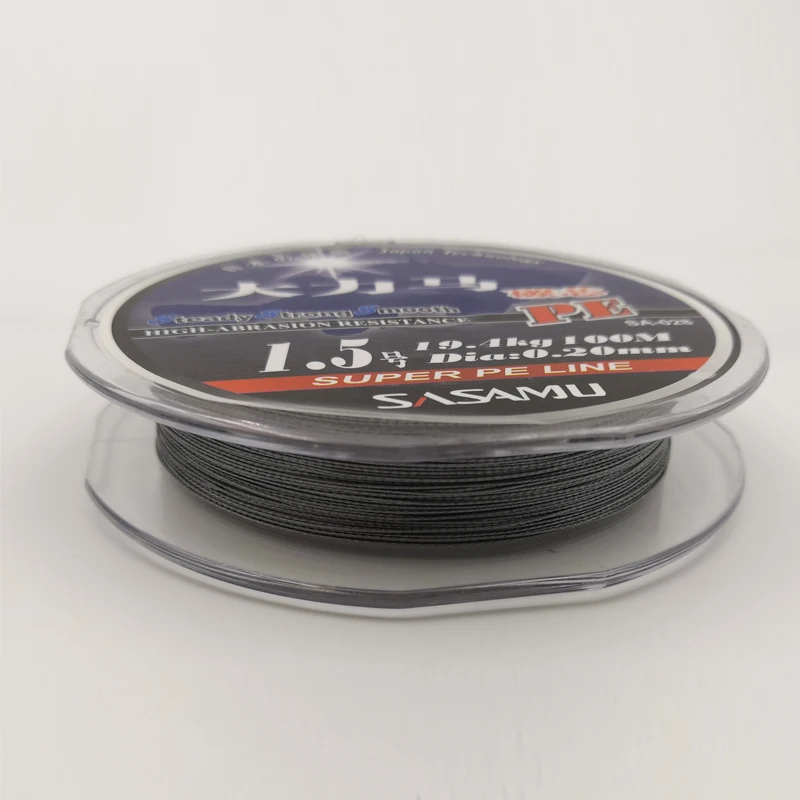 PE fishing line 100M PE углеродный сердечник 4bianluya специальная линия сильная Тяговая линия Haishu линия анти-укуса углеродный сердечник 100 м - Цвет: PE fishing line 100M