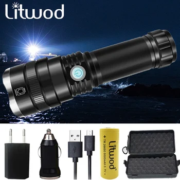 

Z25 Super Powerful LED Flashlight XHP70 XHP50 Tactical Torch USB Rechargeable Waterproof Lamp Ultra Bright Lantern Camping