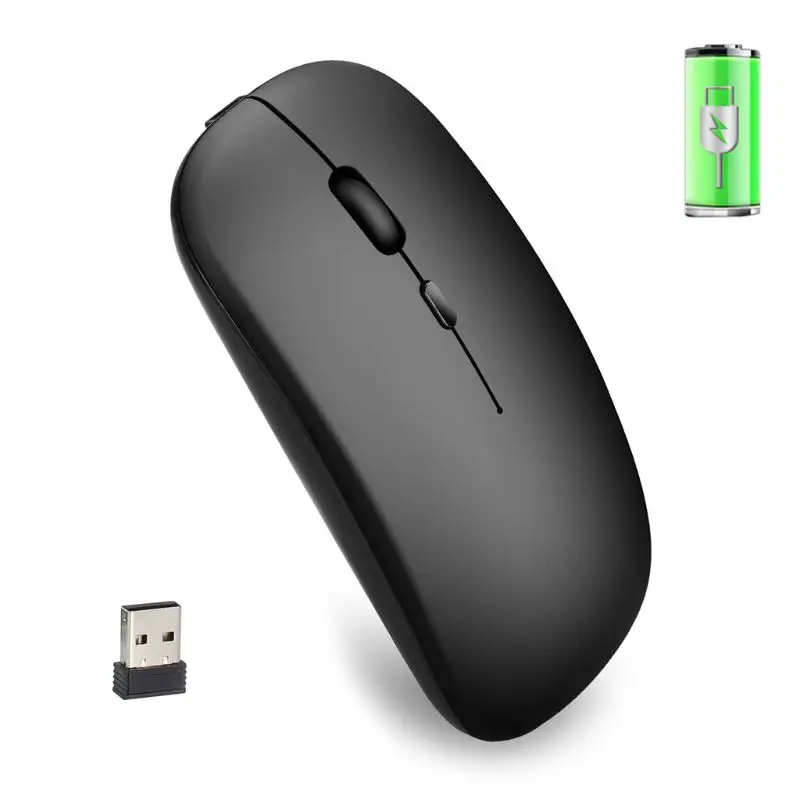 M80 2,4G usb-ресивер беспроводной мыши перезаряжаемая мышь 1600 dpi тонкая Тихая Эргономика оптическая офисная мышь для ПК компьютерных геймеров C26