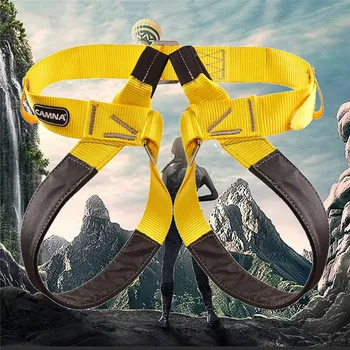 

Durable Outdoor Sports Rock Climbing Harness Safety Belt Waist Support Professional Half Body Harness Aerial Survival Equipment