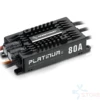 HobbyWing Platinum 80A V4 ESC 3S-6S BEC 5-8V 10A for 450L-500 Class Heli RC Drone Aircraft Helicopter 1