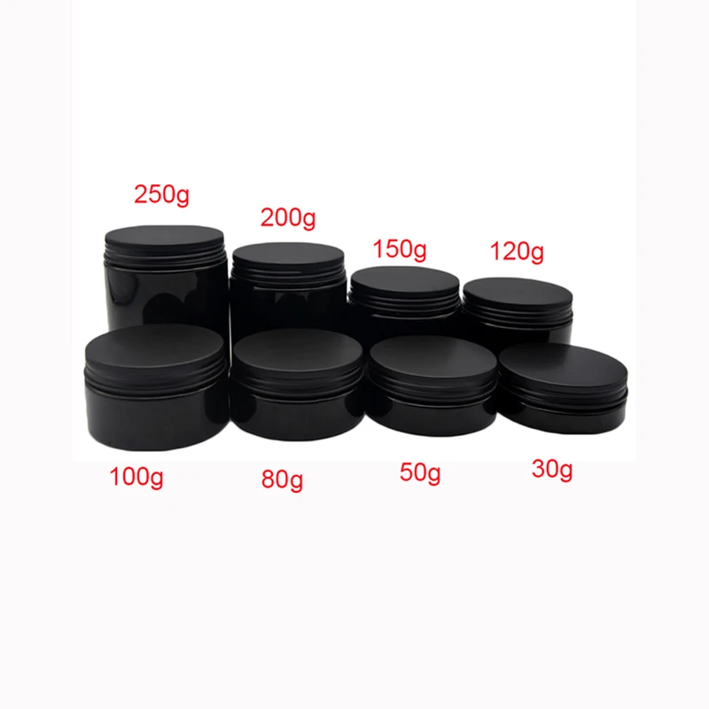 

Empty Plastic Makeup Jar 30g 50g 100g 150g 200g 250g Sample Bottles Refillable Pot Travel Face Cream Lotion Cosmetic Container