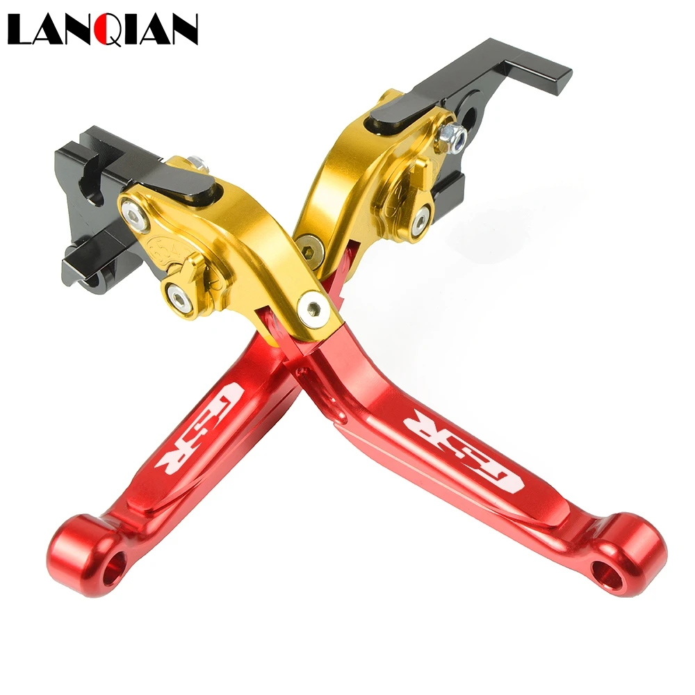 Для Suzuki GSR600 2006-2011 GSR400 2008-2012 GSR750 2011-16 с логотипом аксессуары для мотоциклов CNC Регулируемые тормозные рычаги сцепления - Цвет: BKGLRDRD